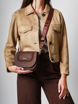 Sac Bandoulire S Lasso Cuir Etrier Marron lasso ELAS152S-vue-porte